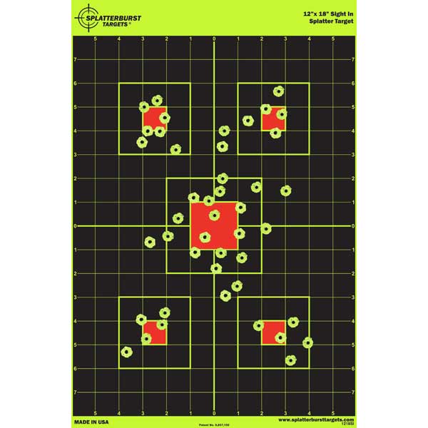 Shoot For The Cure Splattering & Non-Splattering Shooting Targets 12" x 18" 
