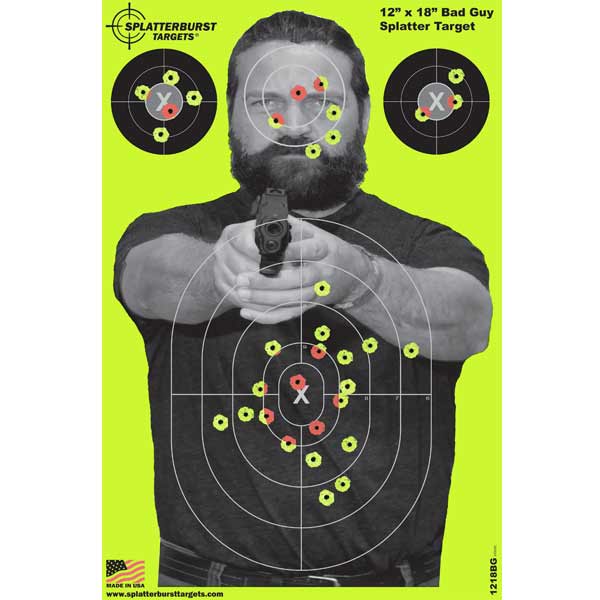 Shoot For The Cure Splattering & Non-Splattering Shooting Targets 12" x 18" 